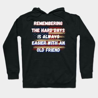 Old Veteran Friend Unite Hoodie